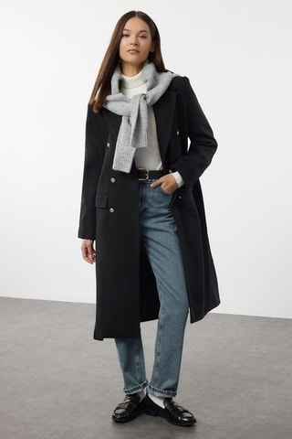 Sobretudo slim - Preto