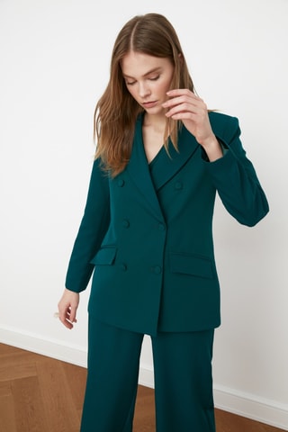 Casaco Verde-esmeralda