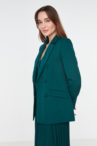 Casaco Verde-esmeralda