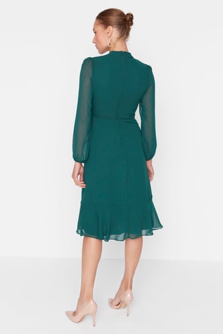 Robe droite Vert