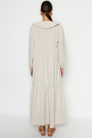 Robe longue - Crème