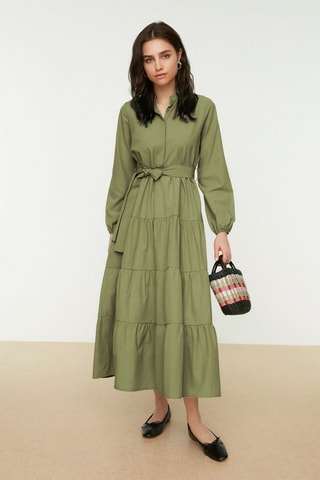 Robe longue - Vert