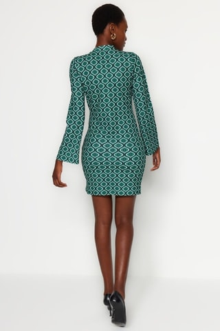 Vestido justo - Verde