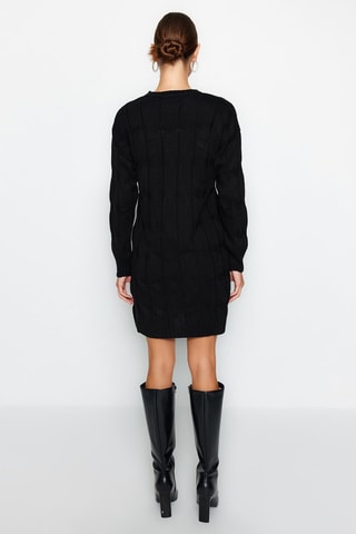 Vestido-camisola Preto