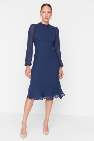 Vestido - Azul-marinho