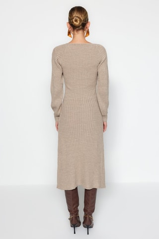 Vestido-camisola - Bege