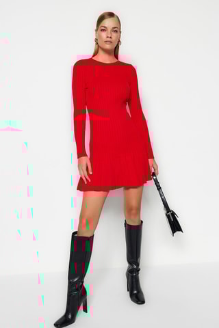 Vestido justo - Vermelho