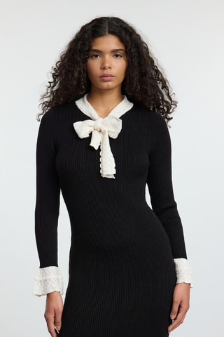 Vestido-camisola - Preto