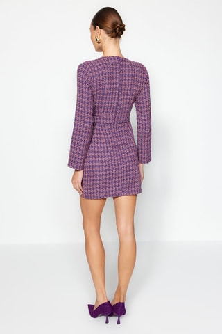 Vestido traçado - Violeta