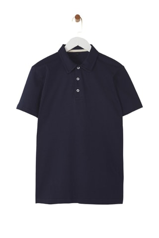 Polo regular - Azul-marinho