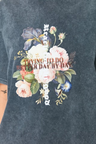 T-shirt oversize - Antracite