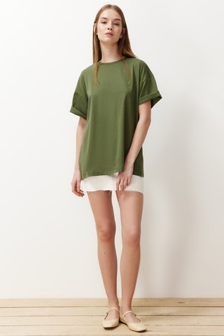 T-shirt oversize - Vert