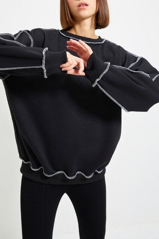 Sweat regular - Preto