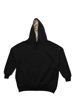 Sweat oversize com capuz - Azul-marinho