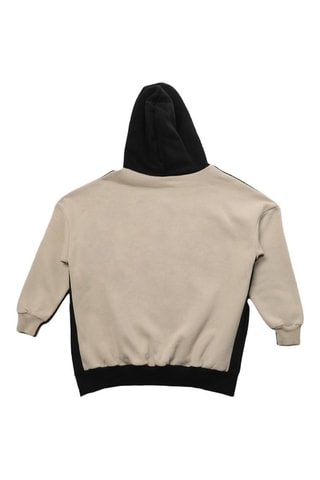 Sweat oversize com capuz - Azul-marinho