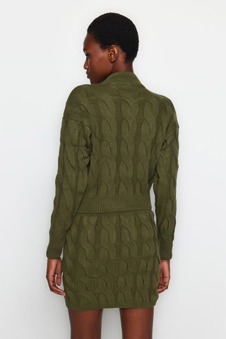 Camisola e saia Caqui