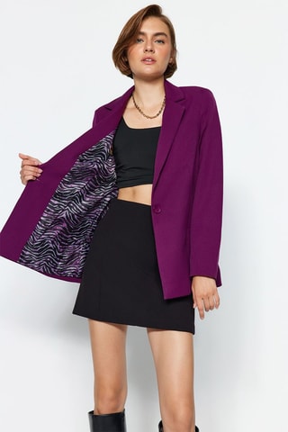 Blazer regular - Violeta