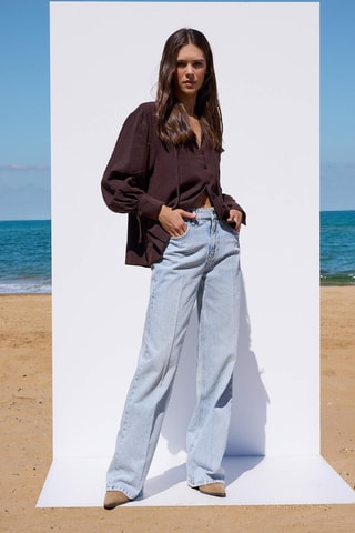 Calças - Azul-claro