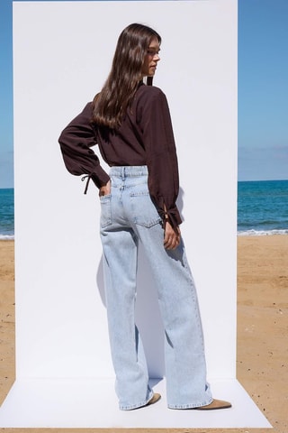 Calças - Azul-claro