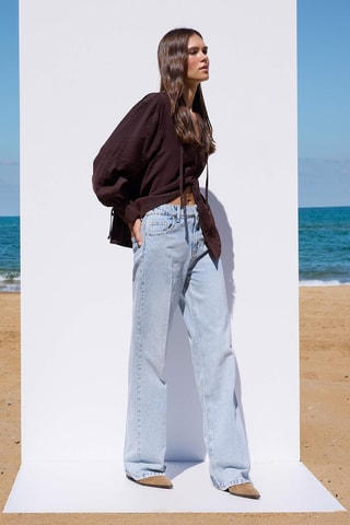 Calças - Azul-claro