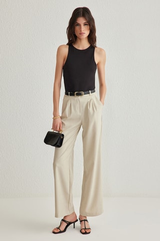 Calças - Bege