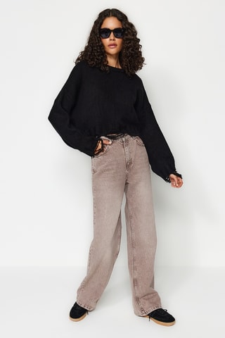 Camisola oversize - Preto