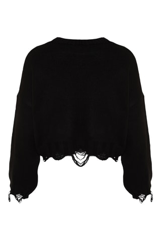 Camisola oversize - Preto