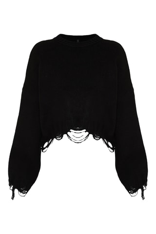 Camisola oversize - Preto