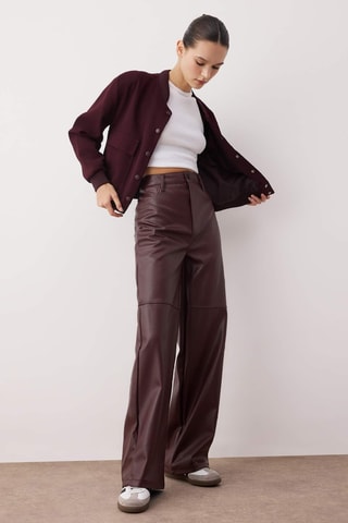 Calças - Bordô