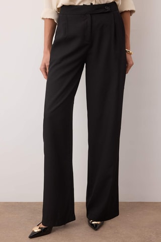 Calças direitas - Preto