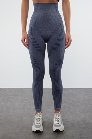 Leggings - Azul-cinza