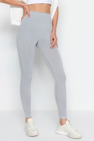 Calças - Cinzento-claro