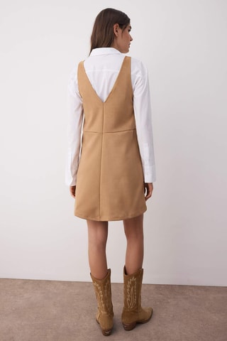 Robe sans manches - Beige