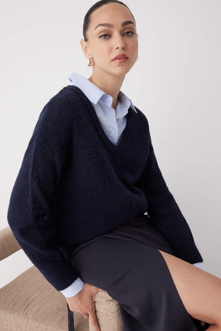 Camisola - Azul-marinho