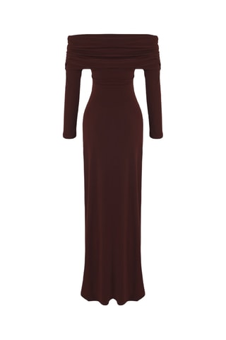 Robe longue - Marron