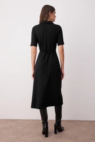 Vestido-polo - Preto