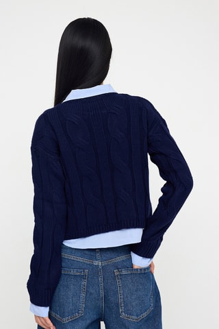 Camisola - Azul-marinho