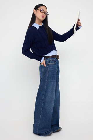 Camisola - Azul-marinho