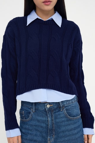 Camisola - Azul-marinho