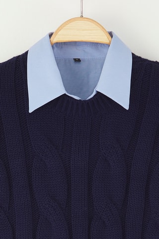 Camisola - Azul-marinho