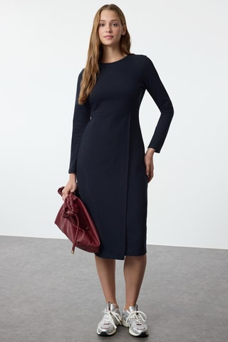 Vestido - Azul-marinho