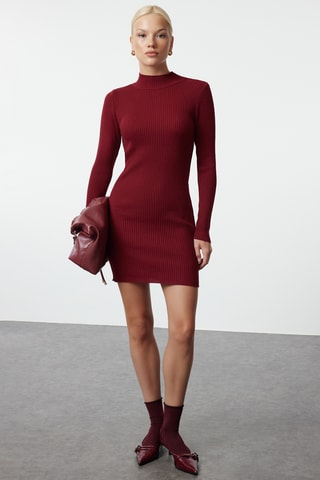 Robe slim - Bordeaux