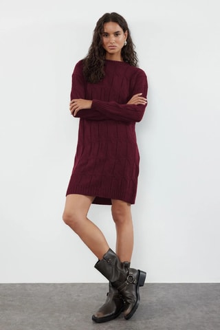 Robe pull - Bordeaux