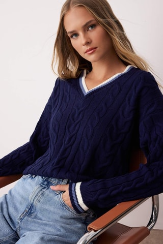 Camisola - Azul-marinho