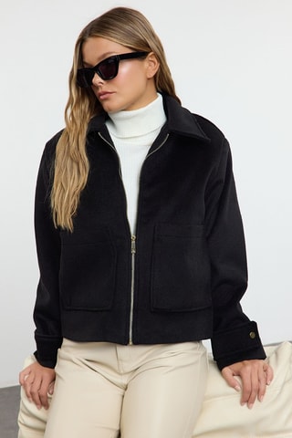 Casaco oversize - Preto