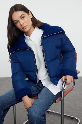 Blusão regular - Azul