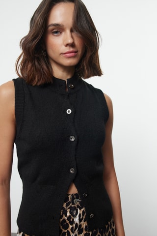 Colete de fato slim - Preto