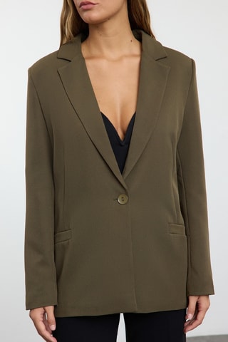 Blazer regular - Caqui