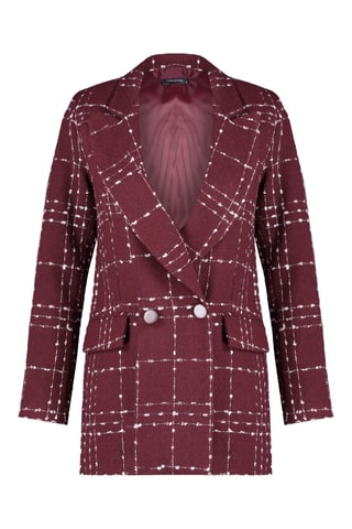 Casaco oversize - Bordô