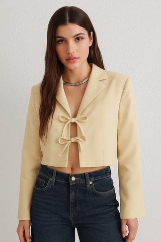 Blazer - Amarelo-pálido